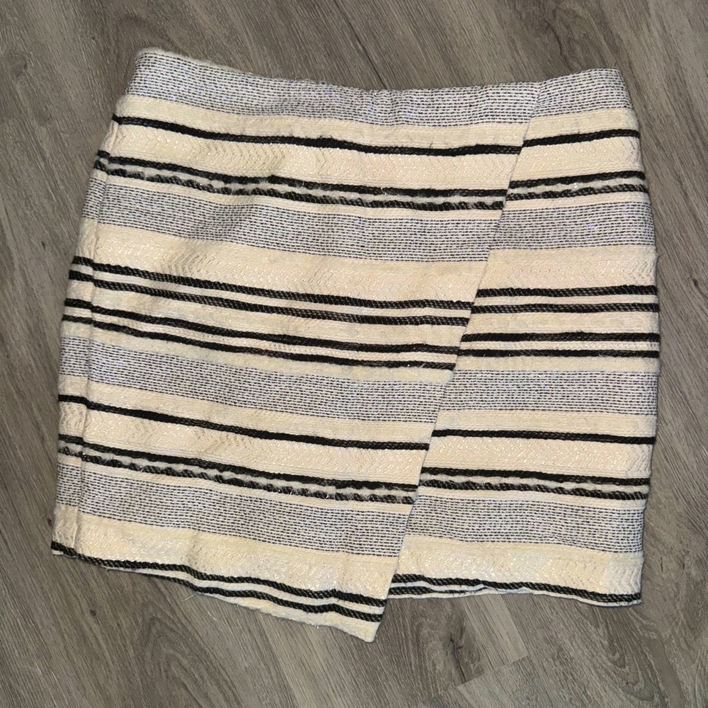h&m striped skirt